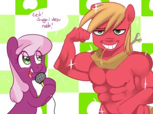 Rating: Safe Score: 0 Tags: 2012 4:3 abs anthro anthrofied big_macintosh_(mlp) blonde_hair blush cheerilee_(mlp) chewing chewing_grass dialogue duo e621 earth_pony electronics english_text equid equine female friendship_is_magic fur green_eyes hair hasbro hi_res horse imalou male mammal microphone mouth_hold multicolored_hair muscular my_little_pony nintendo nipples object_in_mouth parody pecs plow_yoke pony purple_body purple_fur red_body red_fur rhythm_heaven simple_background smile text two_tone_hair wheat User: bunchy7s