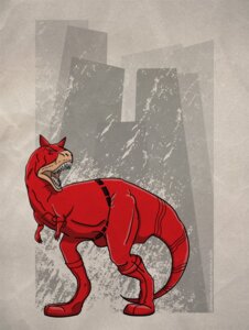 Rating: Safe Score: 0 Tags: abelisaurid ambiguous_gender border carnotaurus clothing cosplay costume d.r3sto daredevil daredevilnotauros dinosaur e621 feral horn marvel open_mouth parody prehistoric_species pubic_boot reptile saurischian scalie side_view simple_background solo tail theropod User: bunchy7s