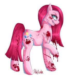 Rating: Questionable Score: 0 Tags: 2012 blood blue_eyes bodily_fluids cutie_mark e621 earth_pony equid equine female feral friendship_is_magic fur hair hasbro hi_res horse looking_at_viewer mammal my_little_pony pink_background pink_body pink_fur pink_hair pinkamena_(mlp) pinkie_pie_(mlp) pinkxombiepony pony quadruped simple_background smile solo tail white_background User: bunchy7s