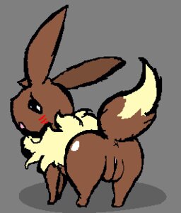 Rating: Explicit Score: 0 Tags: back_view blush color eevee female female_only feral fur nude pokemon pokemon_(species) pussy rule34 solo tagme vulva User: bunchy7s