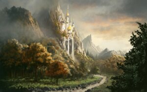 Rating: Safe Score: 0 Tags: 2011 amazing_background building canterlot castle cliff cloud day detailed detailed_background e621 fog forest friendship_is_magic grandfathered_content grass hasbro hi_res landscape moe_(artist) mountain my_little_pony nature outside path plant river rock scenery scenery_porn sunset tower town tree water waterfall widescreen wood zero_pictured User: bunchy7s