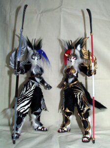 Rating: Safe Score: 0 Tags: anthro armor bureido doll domestic_cat duo e621 felid feline felis female grandfathered_content greaves holding_object holding_weapon japan mammal real sculpture_(artwork) tail traditional_media_(artwork) weapon User: bunchy7s