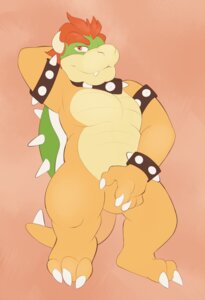 Rating: Questionable Score: 0 Tags: anthro biped bowser bracelet claws covering covering_self e621 hand_behind_head harlem horn jewelry koopa looking_at_viewer male mario_bros nintendo overweight overweight_anthro overweight_male presenting scalie shell slightly_chubby smile solo spikes standing User: bunchy7s