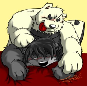 Rating: Explicit Score: 0 Tags: anal anthro bear blush duo e621 front_view jakegr jakegr_(character) low_res male male/male male_penetrated male_penetrating male_penetrating_male mammal overweight penetration ruick sex tongue User: bunchy7s