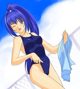 Rating: Questionable Score: 0 Tags: a1 blue_eyes blue_hair female hayase_mitsuki kimi_ga_nozomu_eien long_hair mitsuki_hayase one-piece_swimsuit ponytail pubic_hair rule34 school_swimsuit solo swimsuit tan tanline tied_hair towel wet wink User: bunchy7s
