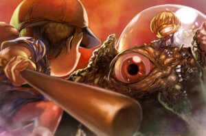 Rating: Safe Score: 0 Tags: alien ambiguous_gender baseball_cap big_eyes biped black_hair blonde_hair bottomwear bow_(feature) bow_tie child clothed clothing e621 earthbound_(series) evil_grin fully_clothed group hair hair_over_eyes hat headgear headwear himehajime human light_body light_skin looking_at_another low-angle_view male mammal ness nintendo porky_minch red_eyes shirt shorts smile topwear young young_human young_male User: bunchy7s
