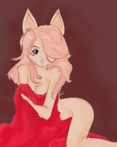 Rating: Questionable Score: 0 Tags: 4:5 anthro blue_eyes brown_background e621 female hair hair_over_eye lagomorph leporid long_hair looking_at_viewer mammal nude one_eye_obstructed pink_hair rabbit regalweasel simple_background solo User: bunchy7s
