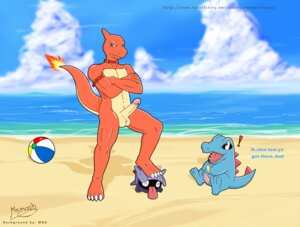 Rating: Explicit Score: 0 Tags: 2013 4_toes anthro ball balls beach beach_ball blue_body blue_eyes blue_skin charmeleon collar detailed_background duo_focus e621 english_text erection exclamation_point feet fire flaming_tail generation_1_pokemon generation_2_pokemon genitals group hi_res inflatable leather lizard male male/male meteorsmash meteorsmash_(character) muscular nintendo nude orange_body orange_skin outside paws penis pokemon pokemon_(species) pool_toy pose presenting reptile sand scalie sea seaside shell shellder sky standing stare tail teasing text toes totodile url water User: bunchy7s