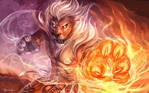 Rating: Safe Score: 0 Tags: 16:10 abs anthro biceps biped cheetahpaws claws clothed clothing e621 fangs fantasy felid fighting_pose fire front_view fur glowing glowing_eyes hair jaws lion magic male mammal muscular muscular_anthro muscular_male pantherine pecs pose restricted_palette solo standing teeth topless tribal warm_colors widescreen yellow_eyes User: bunchy7s