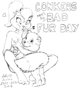 Rating: Questionable Score: 0 Tags: 2008 anthro asthexiancal berri black_and_white breast_grab breasts buckteeth chipmunk conker conker's_bad_fur_day duo e621 female fur grope ground_squirrel hair hand_on_breast heart_symbol male mammal monochrome nude rareware rodent sciurid teeth tree_squirrel User: bunchy7s
