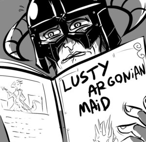 Rating: Safe Score: 0 Tags: 2011 anthro argonian armor bethesda_game_studios biped blush bodily_fluids book close-up digital_media_(artwork) dovahkiin e621 english_text flying_sweatdrops front_view grey_background greyscale guard headgear helmet holding_book holding_object horn horned_helmet human humor lifts-her-tail looking_down magazine male mammal melee_weapon microsoft monochrome polearm porn_magazine pornography reaction_image reading s-purple scalie simple_background skyrim solo spear sweat sweatdrop text the_elder_scrolls the_lusty_argonian_maid weapon User: bunchy7s