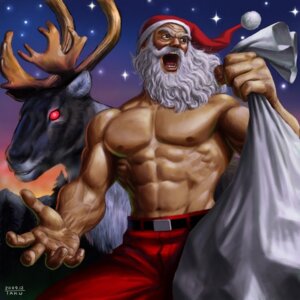 Rating: Safe Score: 0 Tags: 1:1 2009 5_fingers abs antlers bag beard belt belt_buckle black_belt bottomwear brown_antlers buckle christmas christmas_clothing christmas_headwear clothed clothing colored dated deer detailed_background duo e621 elderly_human elderly_male evening evergreen_tree facial_hair feral fingers fur grey_body grey_fur hat headgear headwear holding_bag holidays horn human human_focus male male_human mammal matataku mountain muscular muscular_human muscular_male navel new_world_deer night not_furry_focus outside pants pecs pine_tree plant red_bottomwear red_clothing red_eyes red_hat red_headwear red_pants reindeer santa_claus santa_hat shirtless_human shirtless_male sky star starry_sky topless tree vein veiny_muscles white_beard white_facial_hair User: bunchy7s