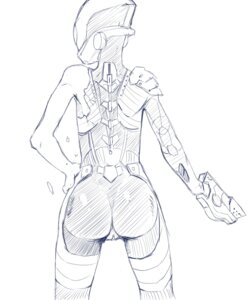 Rating: Explicit Score: 0 Tags: butt e621 female genitals gun humanoid monochrome not_furry planetside ranged_weapon simple_background solo unknown_artist vanu vulva weapon white_background User: bunchy7s
