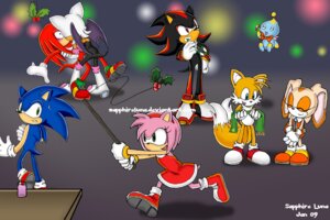 Rating: Safe Score: 0 Tags: 2009 3:2 amy_rose anthro black_body black_fur blue_body blue_fur blush canid canine chao_(sonic) cheese_the_chao christmas clothing cream_the_rabbit digital_media_(artwork) e621 eulipotyphlan female footwear fox fur gloves group handwear hedgehog holidays holly_(plant) kissing kissing_bough knuckles_the_echidna male mammal miles_prower multi_tail pink_body pink_fur plant red_body red_fur rouge_the_bat sapphireluna scarf sega shadow_the_hedgehog shoes smile sonic_the_hedgehog sonic_the_hedgehog_(series) sonic_x surprise_kiss surprised tail text url white_body white_fur yellow_body yellow_fur User: bunchy7s