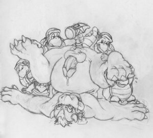 Rating: Explicit Score: 0 Tags: anal anal_penetration anthro bodily_fluids bowser drooling e621 erection feet gangbang genital_fluids genitals group group_sex hammer hammer_bro hindpaw koopa larger_male larger_sub low_res male male/male male_penetrated male_penetrating male_penetrating_male mario_bros monochrome nintendo nude obese overweight paws penetration penis precum reverse_gangbang saliva scalie sdawg sex size_difference sketch smaller_male submissive tongue tools User: bunchy7s