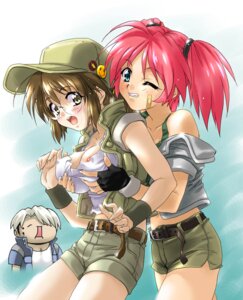 Rating: Explicit Score: 0 Tags: bandage bandages bandaid breast_grab breasts female fio_germi glasses metal_slug multiple_females multiple_girls nadia_cassel nipple_slip nipples red_hair rule34 shorts snk trevor_spacey yuri User: bunchy7s