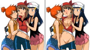 Rating: Explicit Score: 0 Tags: 3girls beanie beige_skin bike_shorts bike_shorts_pull blue_hair blush bottomless color dawn_(pokemon) female female_only hair hat human human_only kakkii kasumi_(pokemon) latex may_(pokemon) may_(pokemon_rs) multiple_females multiple_girls navel nipples no_panties open_clothes open_shirt pokemon pussy red_bandana rule34 shirt short_shorts shorts straight_hair suspenders uncensored undressing yuri User: bunchy7s