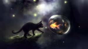 Rating: Safe Score: 0 Tags: 16:9 ambient_arthropod ambient_firefly ambient_insect ambiguous_gender apofiss aquatic arthropod black_body black_fur bubble cyprinid cypriniform daww detailed_background digital_media_(artwork) digital_painting_(artwork) domestic_cat duo e621 felid feline felis feral fish forest fur goldfish hi_res log mammal moss night outside painting_(artwork) plant quadruped surrealism tail tree wallpaper widescreen wood yellow_eyes young User: bunchy7s