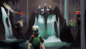 Rating: Safe Score: 0 Tags: aggron ambiguous_gender brendan_(pokemon) claydol cradily e621 feral fossil_pokemon generation_2_pokemon generation_3_pokemon group human male mammal metagross nintendo pokemon pokemon_(species) pokemon_champion serain skarmory steven_stone water waterfall User: bunchy7s