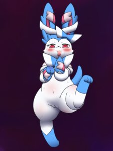 Rating: Explicit Score: 0 Tags: 2014 3:4 accessory blush bodily_fluids bow_ribbon canid canine e621 eeveelution feet female feral fur generation_6_pokemon genitals hair_accessory hair_bow hair_ribbon happy long_ears looking_at_viewer looking_down mammal navel nintendo nitrile nude pokemon pokemon_(species) ribbons shiny_pokemon smile solo sweat sylveon tongue tongue_out vulva User: bunchy7s