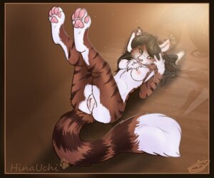 Rating: Explicit Score: 0 Tags: 6:5 anthro anthropornorphic anus biped blush breasts brown_body brown_fur dipstick_tail domestic_cat e621 feet felid feline felis female fur genitals green_eyes hair hindpaw inviting legs_up long_hair looking_at_viewer lying mammal markings nipples nude on_back pawpads paws presenting presenting_vulva remmmy seductive solo stripes tail tail_markings vulva whiskers User: bunchy7s