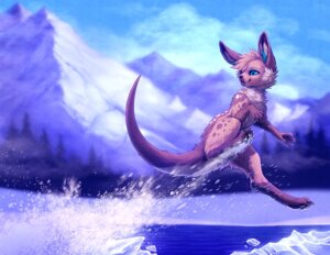 Rating: Safe Score: 0 Tags: 2013 ambiguous_gender blue_eyes cool_colors digital_media_(artwork) e621 falvie feral fur hybrid ice macropod mammal marsupial mountain outside purple_body purple_fur snow solo tail wallaby water User: bunchy7s