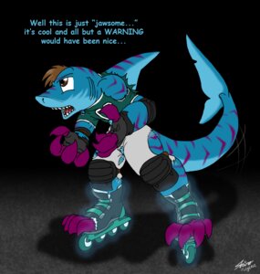 Rating: Safe Score: 0 Tags: 2012 american_football anthro aquatic blade bottomwear catmonkshiro claws clothing dorsal_fin e621 english_text fin fish footwear gloves handwear humor inline_skates knee_pads male nfl pheagle philadelphia_eagles pun requiem_shark roller_skates shark shirt shorts solo sport street_sharks streex tail teeth text tiger_shark topwear torn_clothing transformation verbal_reaction_to_tf User: bunchy7s Rating: Safe Score: 0 Tags: 2012 american_football anthro aquatic blade bottomwear catmonkshiro claws clothing dorsal_fin e621 english_text fin fish footwear gloves handwear humor inline_skates knee_pads male nfl pheagle philadelphia_eagles pun requiem_shark roller_skates shark shirt shorts solo sport street_sharks streex tail teeth text tiger_shark topwear torn_clothing transformation verbal_reaction_to_tf User: bunchy7s