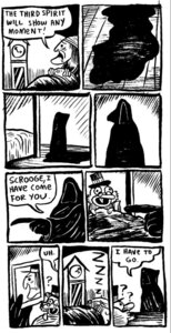 Rating: Safe Score: 0 Tags: 2010 a_christmas_carol anatid anseriform avian bed bird black_and_white christmas clock clothing comic confusion dialogue disney duck e621 ebenezer_scrooge english_text eyewear furniture ghost_of_christmas_yet_to_come glasses group hat headgear headwear holidays human humor kc_green male mammal mistaken_identity monochrome nightcap oops parody photo question_mark scrooge_mcduck sleeping sound_effects source_request spirit text top_hat vowelless vowelless_sound_effect zzz User: bunchy7s