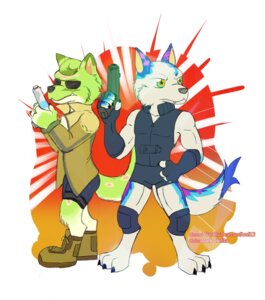 Rating: Safe Score: 0 Tags: agent_green agent_yushki anthro canid canine canis color_fur dark_clefita digitigrade domestic_dog duo e621 fur gun hi_res holding_gun holding_object holding_ranged_weapon holding_weapon husky male mammal naraku12 nordic_sled_dog police ranged_weapon spitz tail weapon white_body white_fur User: bunchy7s Rating: Safe Score: 0 Tags: agent_green agent_yushki anthro canid canine canis color_fur dark_clefita digitigrade domestic_dog duo e621 fur gun hi_res holding_gun holding_object holding_ranged_weapon holding_weapon husky male mammal naraku12 nordic_sled_dog police ranged_weapon spitz tail weapon white_body white_fur User: bunchy7s