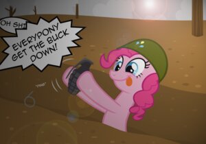Rating: Safe Score: 0 Tags: 2012 armor austiniousi blue_eyes dialogue e621 earth_pony english_text equid equine exclamation_point explosives female feral friendship_is_magic fur grenade hair hasbro headgear helmet horse mammal military my_little_pony outside pink_body pink_fur pink_hair pinkie_pie_(mlp) pony smile soldier solo sun text tongue tongue_out war warrior wasteland weapon User: bunchy7s
