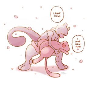 Rating: Safe Score: 0 Tags: ambiguous_gender anthro dialogue duo e621 english_text eyes_closed felid generation_1_pokemon heart_symbol humor i_love_you legendary_duo legendary_pokemon love low_res mammal mew_(pokemon) mew_duo mewtwo mis0happy nintendo pokemon pokemon_(species) pun romantic romantic_couple simple_background swoon tail text User: bunchy7s