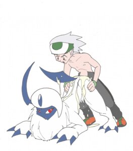 Rating: Explicit Score: 0 Tags: absol all_fours artist_request ass ass_grab ass_up black_eyes blue_skin brendan_(pokemon) brendan_(pokemon_emerald) cum cum_in_ass cum_inside cum_on_ass doggy_style female female_feral female_focus female_penetrated feral furry highres human male male/female male_penetrating male_penetrating_female nintendo pokemon pokemon_(species) pokemon_rse pokephilia red_eyes rule34 sex tail topless white_background white_fur year_request zoophilia User: bunchy7s