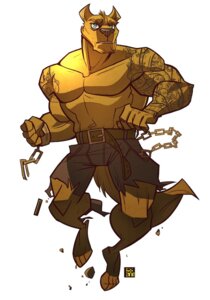Rating: Safe Score: 0 Tags: 4_toes 5_fingers anthro barefoot belt big_muscles biped blue_eyes bottomwear broken_chain canid canine canis chain chain_accessory clothed clothing cuff_(restraint) e621 feet fingers fist front_view fur hodori jumping looking_at_viewer male mammal muscular muscular_anthro muscular_male restraints shackles shorts simple_background solo tan_body tan_fur tattoo toes toony topless torn_clothing white_background wolf User: bunchy7s