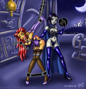 Rating: Explicit Score: 0 Tags: 2girls arms_behind_back ayvuir_blue ball_gag bondage bound bound_ankles bound_wrists breasts chains cleavage dc dc_comics dominatrix female female_only femdom femsub gag high_heels lingerie multiple_females multiple_girls rachel_roth raven_(dc) rope rope_bondage rule34 shackles shax_(artist) shaxbert spreader_bar starfire straight_hair strappado superheroine teen_titans tied_up wrists_bound yuri User: bunchy7s