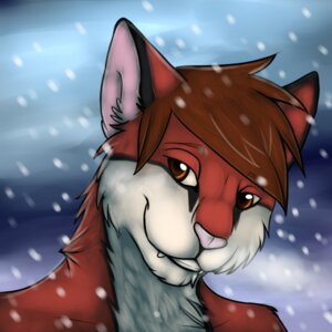 Rating: Safe Score: 0 Tags: 1:1 alperion anthro auburn_hair brown_eyes canid canine domestic_cat e621 fangs felid feline felis fox hair looking_at_viewer male mammal solo teeth yosha User: bunchy7s
