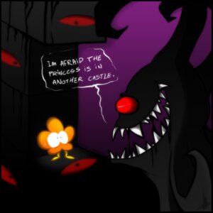 Rating: Safe Score: 0 Tags: 1:1 ambiguous_gender big_eyes bodily_fluids bulging_eyes disembodied_eyes duo e621 eldritch_abomination elemental_creature english_text eversion flora_fauna flower flower_creature grin parody plant princess_nehema red_sclera scared shadow sharp_teeth smile sweat teeth text vaporotem zee_tee User: bunchy7s