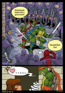 Rating: Explicit Score: 0 Tags: akabur anthro april_o'neil comic e621 english_text female group human leonardo_(tmnt) male mammal marvel mask michelangelo_(tmnt) raphael_(tmnt) reptile scalie spider-man_(character) spider-man_(series) teenage_mutant_ninja_turtles text turtle western_comics_(style) User: bunchy7s Rating: Explicit Score: 0 Tags: akabur anthro april_o'neil comic e621 english_text female group human leonardo_(tmnt) male mammal marvel mask michelangelo_(tmnt) raphael_(tmnt) reptile scalie spider-man_(character) spider-man_(series) teenage_mutant_ninja_turtles text turtle western_comics_(style) User: bunchy7s