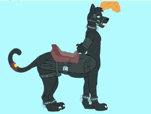 Rating: Questionable Score: 0 Tags: accessory bdsm blue_background bondage bound bridle claws collar creaturecorp cuff_(restraint) e621 feathered_wings feathers felid felid_taur furgonomics male mammal mammal_taur muzzle_(object) muzzled pantherine pantherine_taur petplay ponyplay restraints roleplay saddle scotty_panthertaur shackles simple_background solo submissive submissive_male tail tail_accessory tailband taur toe_claws wing_bondage wings User: bunchy7s
