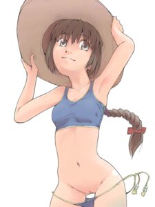 Rating: Explicit Score: 0 Tags: akinbo_(hyouka_fuyou) armpits arms_up bad_anatomy bikini braid brown_eyes brown_hair exposed_pussy female hat original ponytail pussy rule34 swimsuit tied_hair uncensored wardrobe_malfunction User: bunchy7s