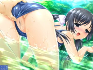 Rating: Explicit Score: 0 Tags: ass blue_hair blush female long_hair open_mouth pussy rule34 swimsuit uncensored water wet User: bunchy7s