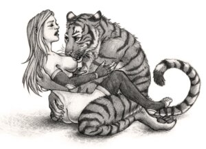 Rating: Explicit Score: 0 Tags: 4_toes anthro breast_play breast_suck breasts digitigrade duo e621 ezzleo feet felid female female_on_anthro hair hindpaw human human_on_anthro interspecies kathleen kneeling kymo light_body light_skin male male/female male_on_human mammal monochrome nipples nude open_mouth pantherine pawpads paws russ sex simple_background stripes sucking tail tiger toes white_background User: bunchy7s