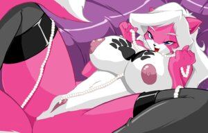 Rating: Explicit Score: 0 Tags: anthro ayana beads breast_markings breasts canid canine clothing e621 female footprint fox legwear mammal markings nipples nude pawprint pawprint_(marking) shonuff solo stockings User: bunchy7s
