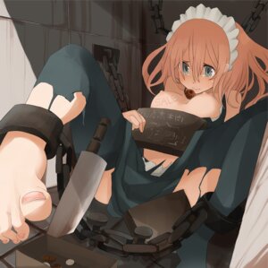 Rating: Explicit Score: 0 Tags: 1girls ball_gag barefoot blue_eyes body_writing bondage breasts cannibalism chains coin cuffs feet female gag highres knife maid maid_headdress money nipples original pink_hair rule34 shackles short_hair solo straight_hair takagi_(tansuke) tansuke tears toes torn_clothes translated translation_request ungagged User: bunchy7s