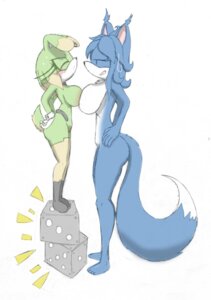 Rating: Questionable Score: 0 Tags: absurd_res android angry anthro big_breasts bit-small blue_body blue_fur breast_size_difference breasts canid canine charity_the_rabbit d6 dice duo e621 envy eulipotyphlan female fox fur green_body green_fur hedgehog hi_res huge_breasts lagomorph leporid lilly_the_fox machine mammal rabbit robot sega simple_background sonic_the_hedgehog sonic_the_hedgehog_(series) User: bunchy7s