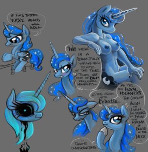 Rating: Explicit Score: 0 Tags: alicorn anthro equine female feral friendship_is_magic kabukihomewood my_little_pony mythological_creature mythological_equine mythology princess_luna_(mlp) rule34 smooth_skin tagme User: bunchy7s
