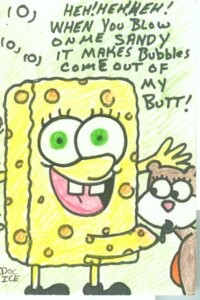 Rating: Explicit Score: 0 Tags: 2:3 anthro aquatic balls bodily_fluids bubble dialogue doc_icenogle duo e621 eastern_grey_squirrel english_text erection fart_bubbles fellatio female genitals grandfathered_content green_eyes grey_squirrel humor implied_fart male male/female mammal marker_(artwork) nickelodeon oral penile penis rodent saliva sandy_cheeks sciurid sea_sponge sex spongebob_squarepants spongebob_squarepants_(character) text traditional_media_(artwork) tree_squirrel User: bunchy7s