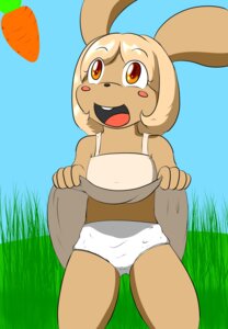 Rating: Questionable Score: 0 Tags: anthro carrot clothing e621 female food hi_res killy00 lagomorph leporid mammal orange_eyes panties plant rabbit solo underwear vegetable young young_anthro young_female User: bunchy7s
