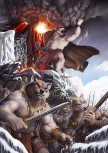 Rating: Safe Score: 0 Tags: abs alpha0 animal_skin anthro armor army belt biceps bodypaint bottomwear bravery canid canine canis cape chain chest_tuft clothed clothing corageous e621 eruption facial_paint fight fighting_pose fur grey_body grey_fur group hi_res jewelry lava loincloth male mammal manly melee_weapon mountain muscular necklace outside pecs polearm pose shield smoke snow spear strength sword tattoo topless tribal tuft volcano war warrior weapon wolf User: bunchy7s