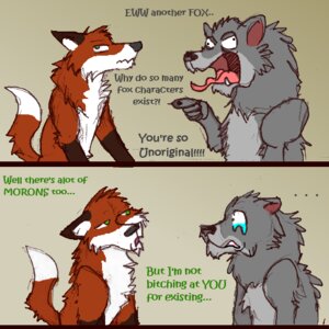 Rating: Safe Score: 0 Tags: 1:1 ambiguous_gender angry bodily_fluids canid canine canis comic crying dialogue dipstick_tail duo e621 ellipsis english_text feral fox green_eyes humor mammal markings profanity some-art tail tail_markings tears text wolf User: bunchy7s Rating: Safe Score: 0 Tags: 1:1 ambiguous_gender angry bodily_fluids canid canine canis comic crying dialogue dipstick_tail duo e621 ellipsis english_text feral fox green_eyes humor mammal markings profanity some-art tail tail_markings tears text wolf User: bunchy7s