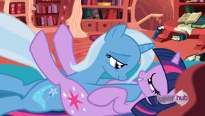 Rating: Questionable Score: 0 Tags: 2012 blue_body blue_fur cutie_mark duo e621 equid equine female female/female feral friendship_is_magic fur hair half-closed_eyes hasbro horn mammal multicolored_hair my_little_pony mythological_creature mythological_equine mythology narrowed_eyes purple_body purple_eyes purple_fur purple_hair tail tiarawhy trixie_(mlp) twilight_sparkle_(mlp) two_tone_hair unicorn User: bunchy7s